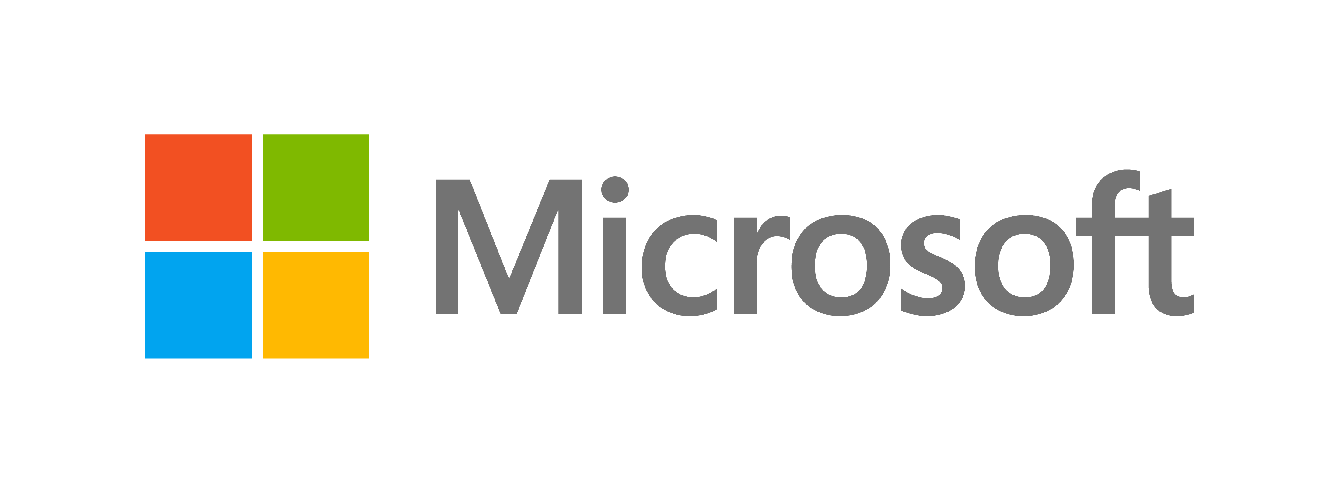 Microsoft logo, a global leader in technology and software solutions